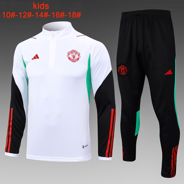 Kinder Sweatshirts Manchester United 2024 Weiß